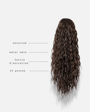 28-inch Drawstring Ponytail - The Water Wave