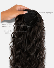 28-inch Drawstring Ponytail - The Water Wave
