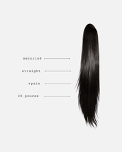 28-inch drawstring ponytail - The essential